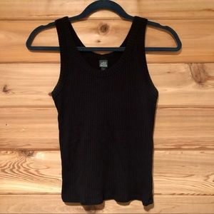 Ribbed Black Tank🖤